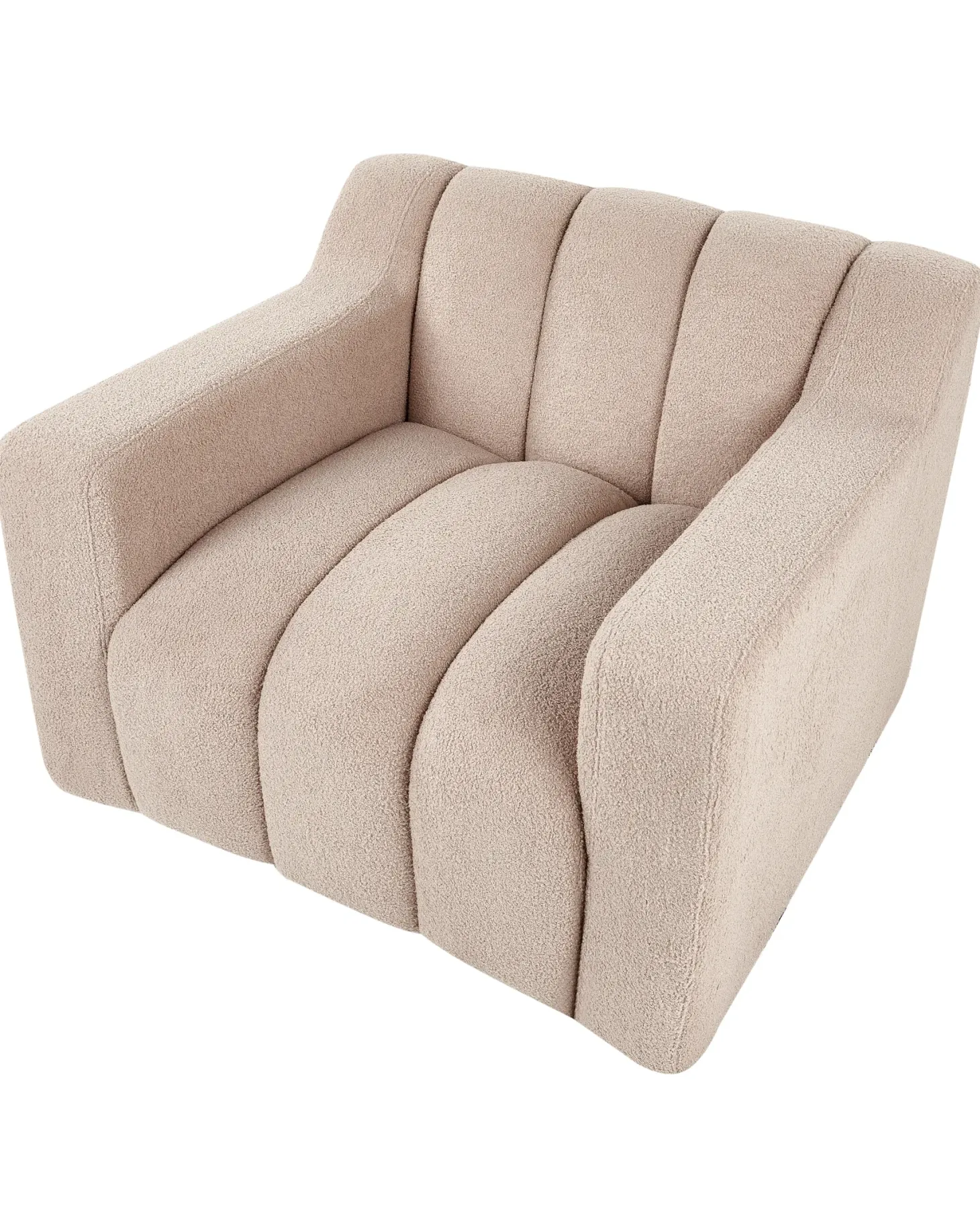 Lænestol AGERUP Boucle Beige