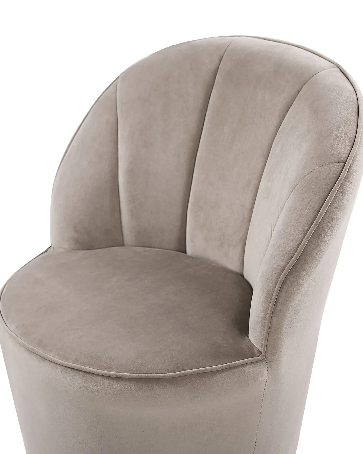 Lænestol ALBY Velour Lys Beige