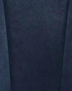 Lænestol ALBY Velour Mørkeblå
