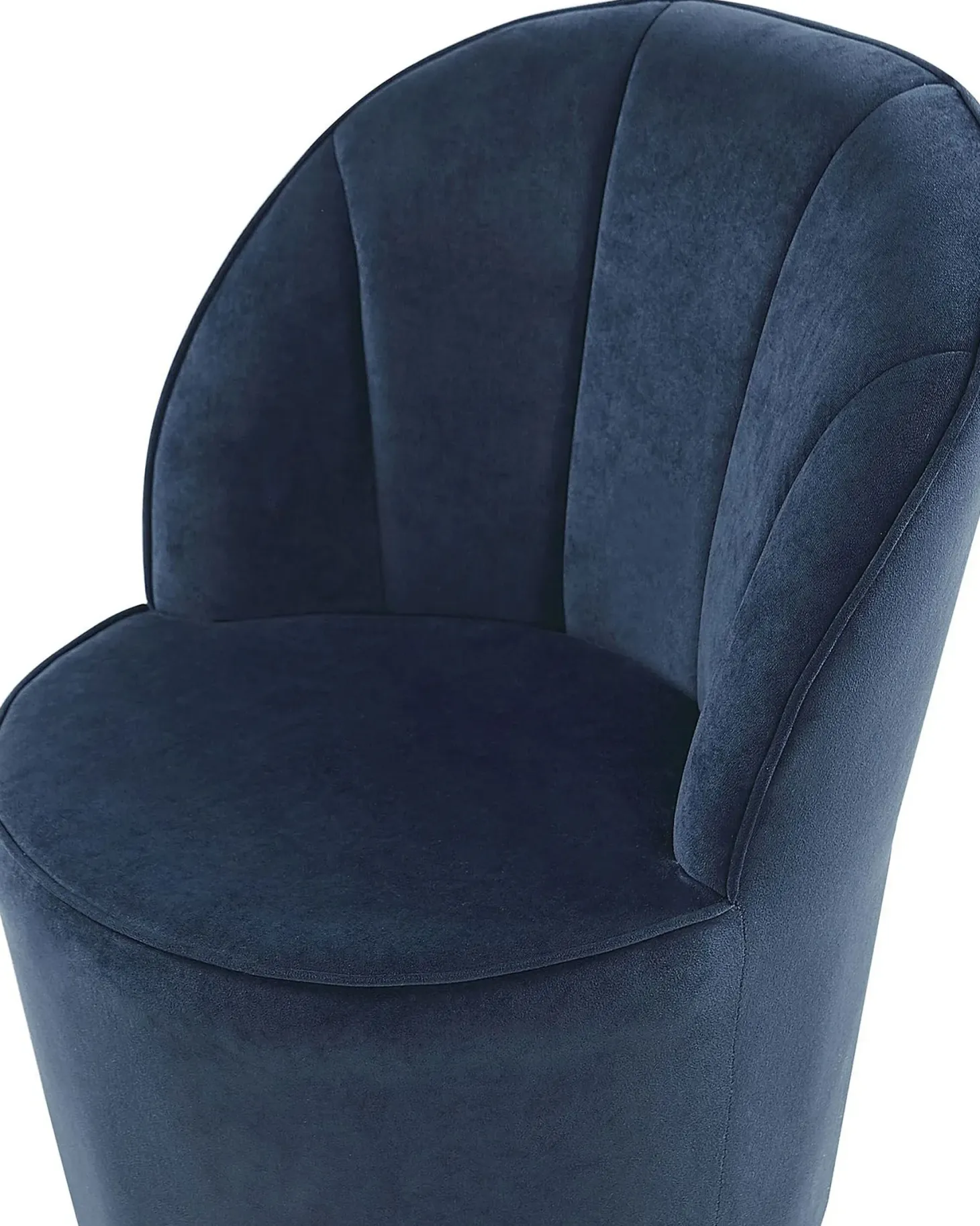 Lænestol ALBY Velour Mørkeblå