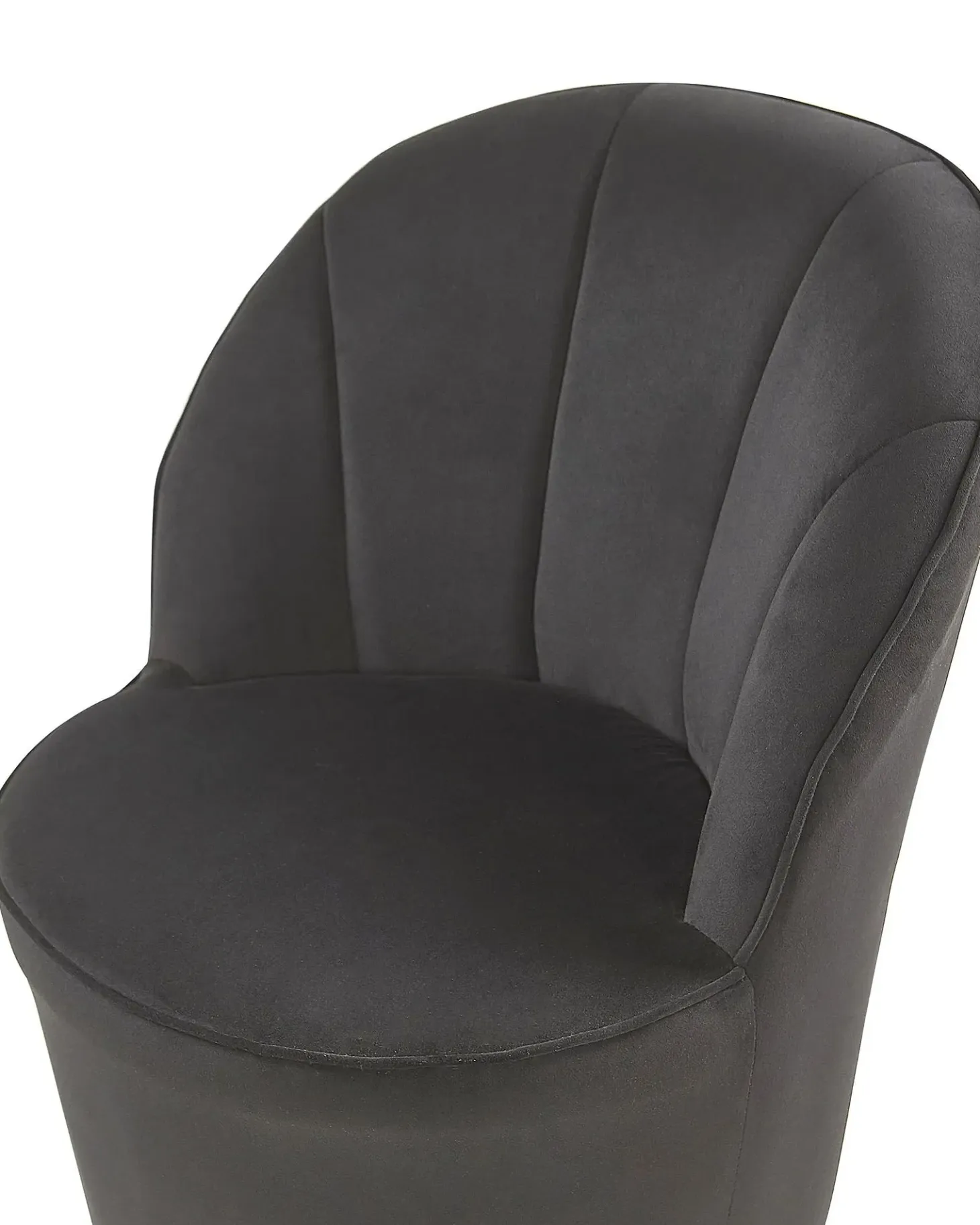 Lænestol ALBY Velour Sort