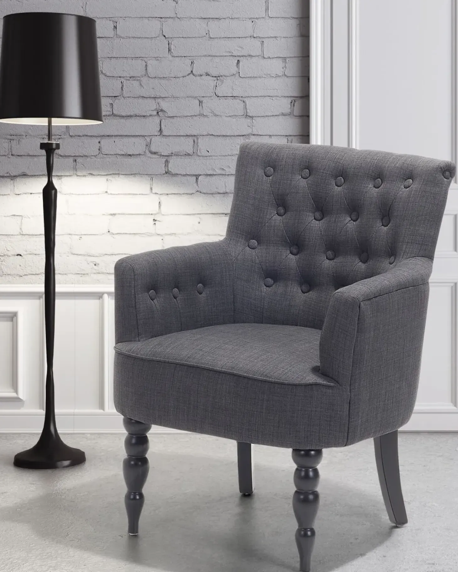 Lænestol ALESUND Mørkegrå
