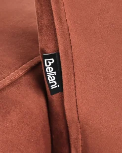 Lænestol ALNES Velour Murstensrød