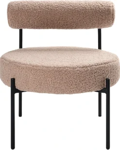 Lænestol ALPHA Boucle Brungrå