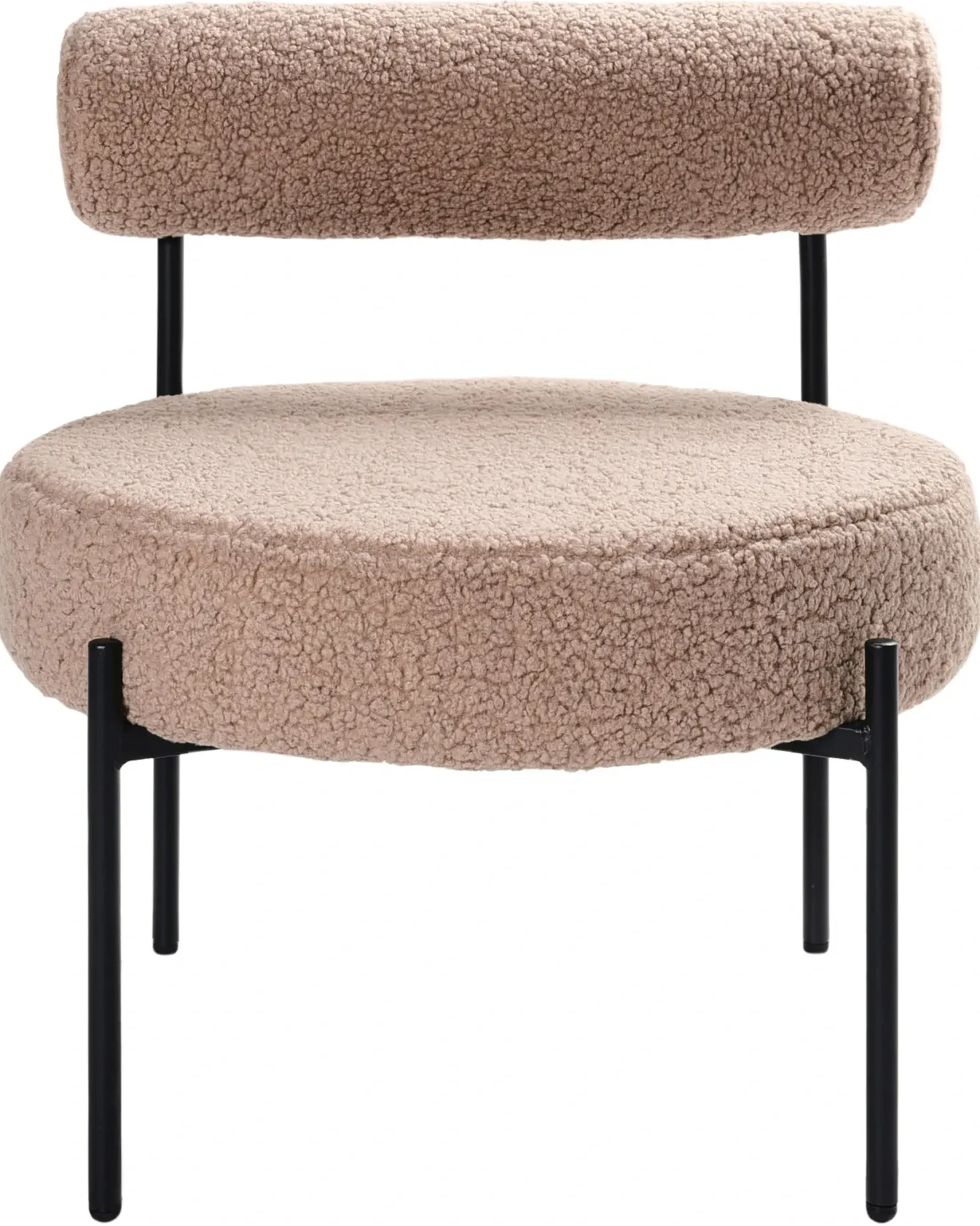 Lænestol ALPHA Boucle Brungrå