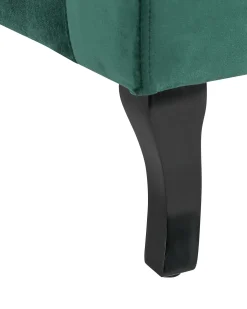 Lænestol ALTA Velour Mørkegrøn