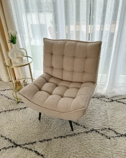 Lænestol ALVESTA Boucle Beige