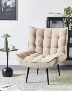 Lænestol ALVESTA Boucle Beige