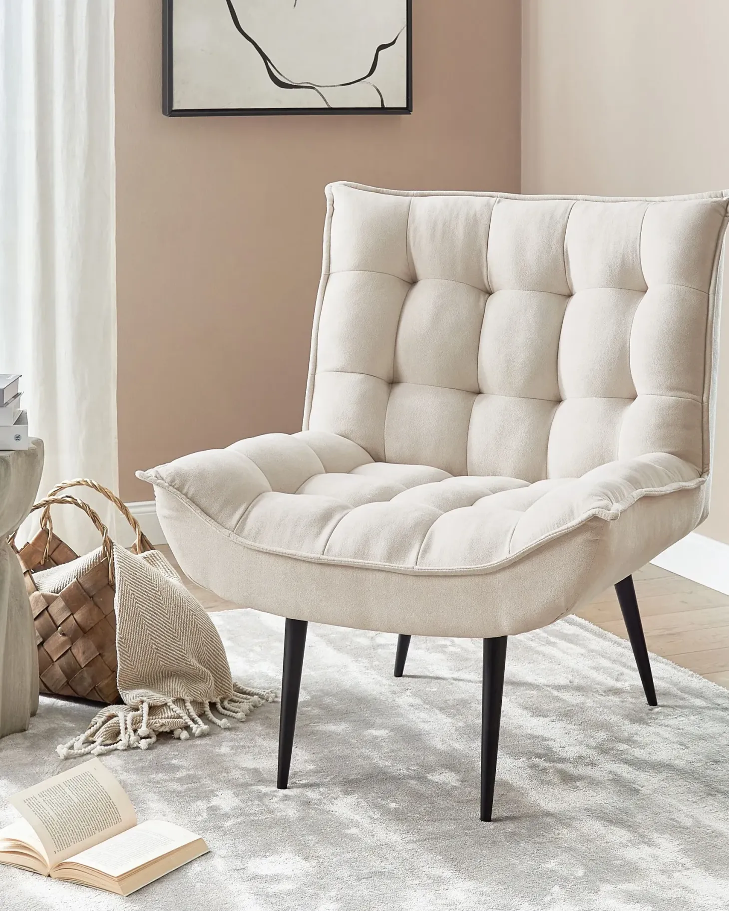 Lænestol ALVESTA Lys Beige