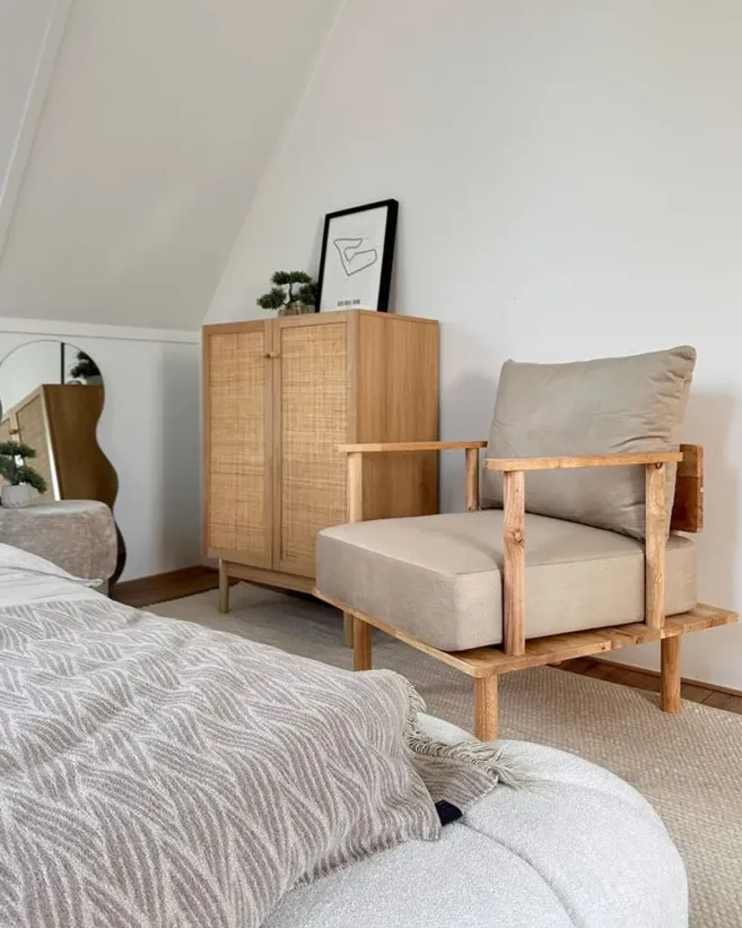 Lænestol ASKER Sand Beige