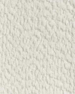 Lænestol BUREA Chenille Cremehvid