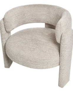 Lænestol BUREA Chenille Lys Beige