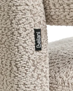 Lænestol BUREA Chenille Lys Beige