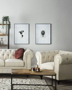 Lænestol CHESTERFIELD Beige