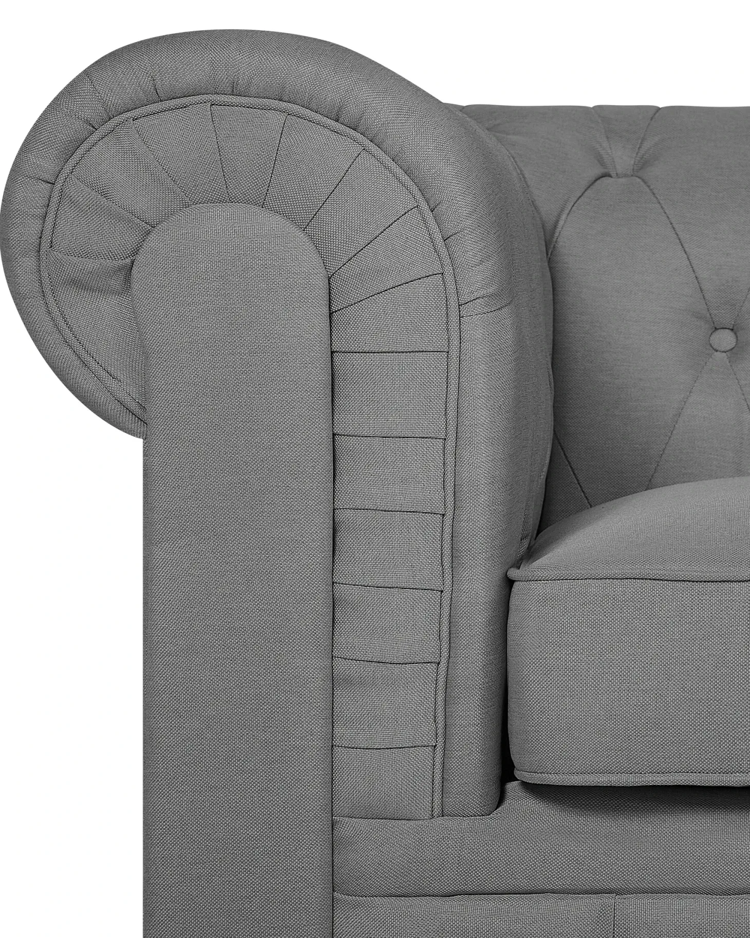 Lænestol CHESTERFIELD Lysegrå
