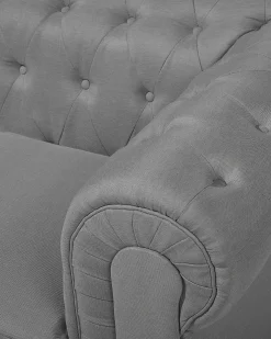 Lænestol CHESTERFIELD Lysegrå