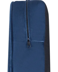 Lænestol CHESTERFIELD Velour Navy Blå