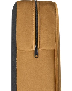 Lænestol CHESTERFIELD Velour Guld
