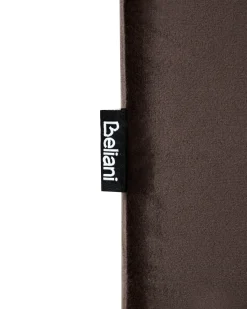 Lænestol CHESTERFIELD Velour Mørkebrun