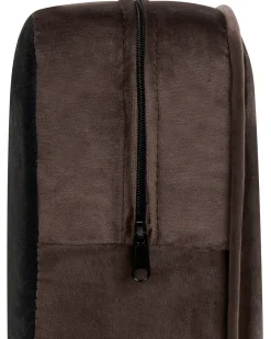 Lænestol CHESTERFIELD Velour Mørkebrun