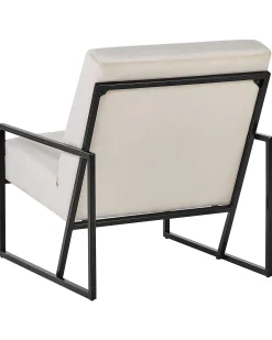 Lænestol DELARY Velour Lys Beige