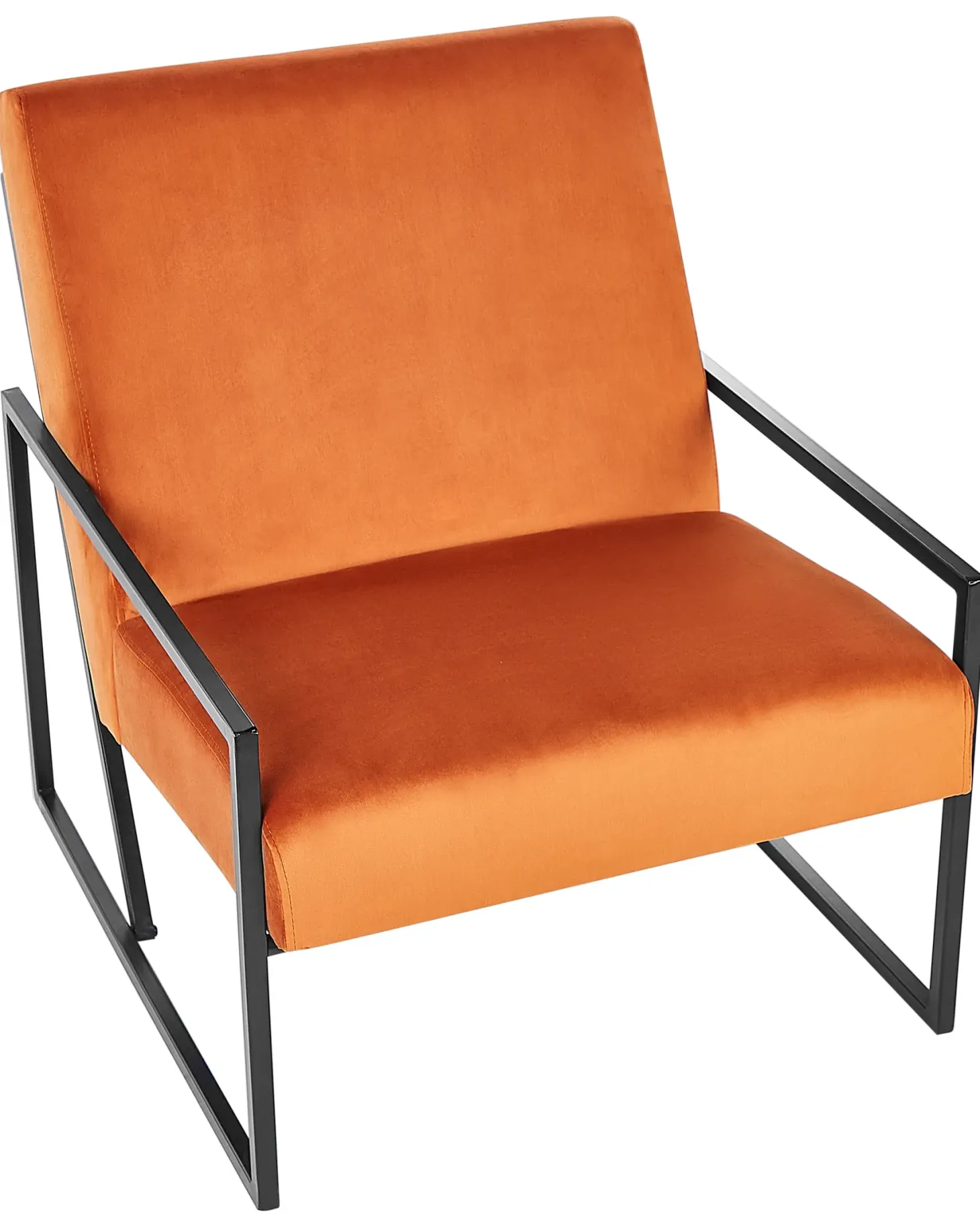 Lænestol DELARY Velour Orange