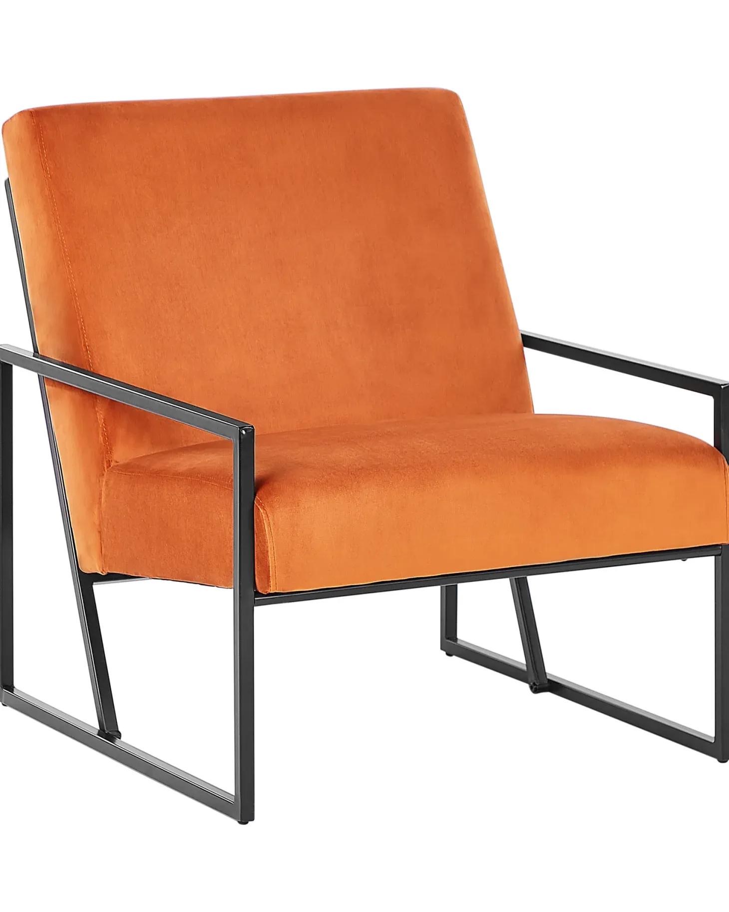 Lænestol DELARY Velour Orange