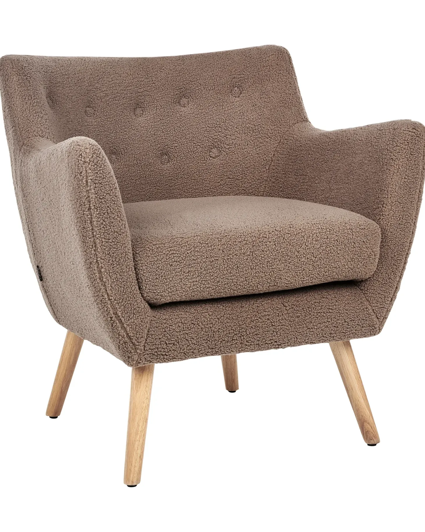 Lænestol DRAMMEN Boucle Brun