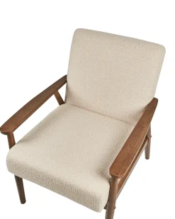 Lænestol ESRUM Boucle Mørkebrun/beige
