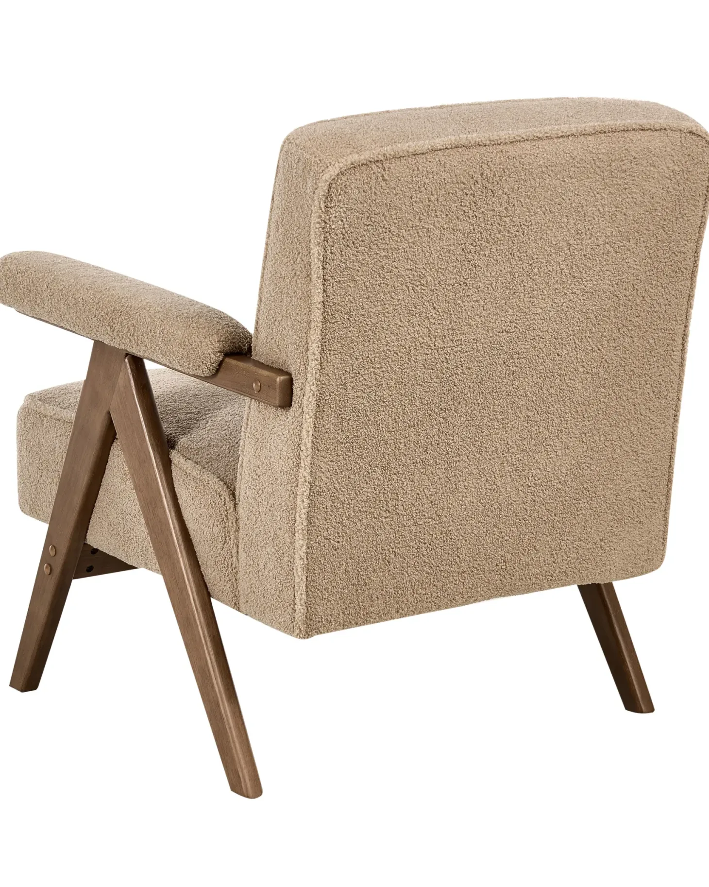 Lænestol EVJE Boucle Sand Beige