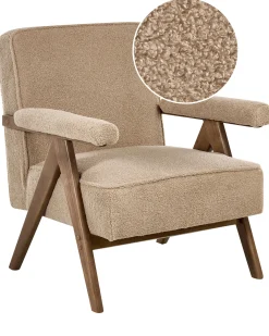 Lænestol EVJE Boucle Sand Beige