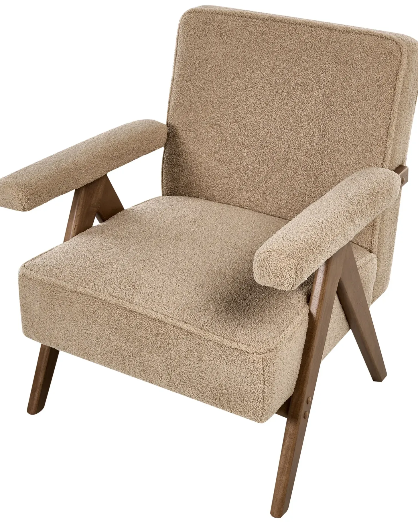 Lænestol EVJE Boucle Sand Beige
