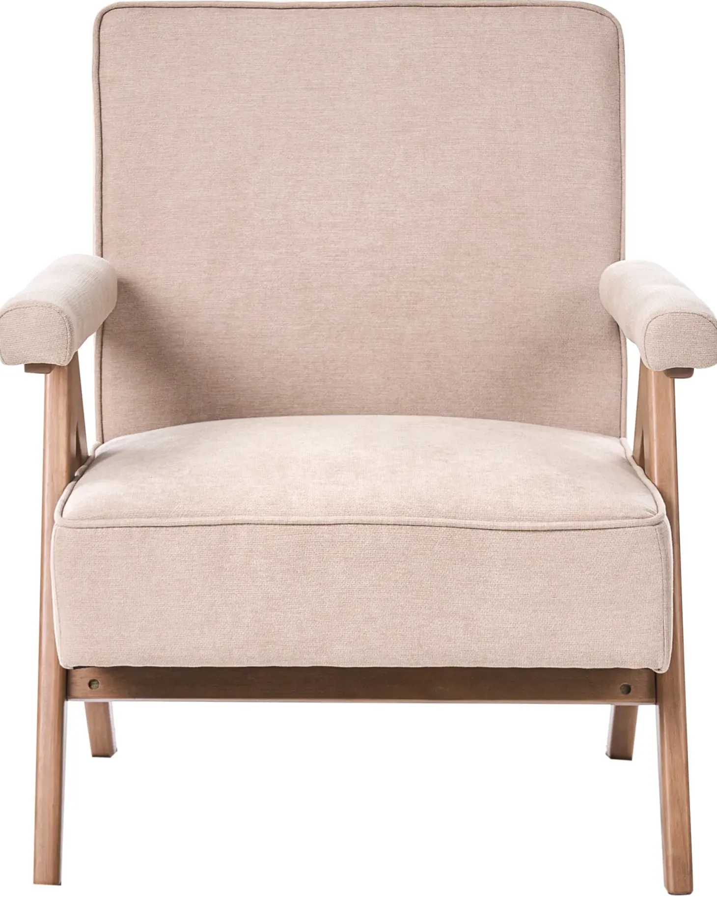 Lænestol EVJE Kunstlinned Beige