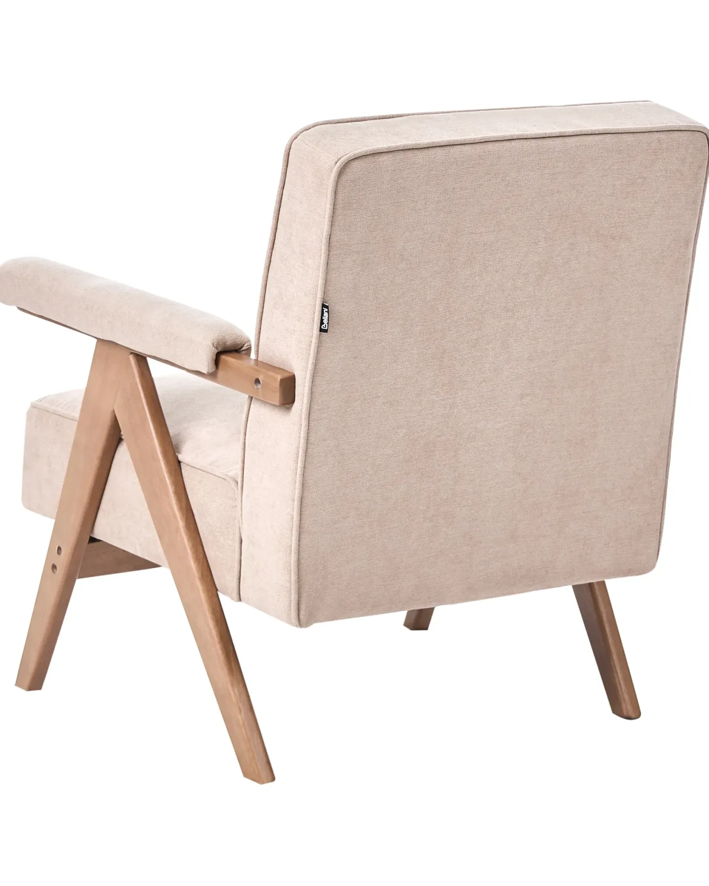 Lænestol EVJE Kunstlinned Beige