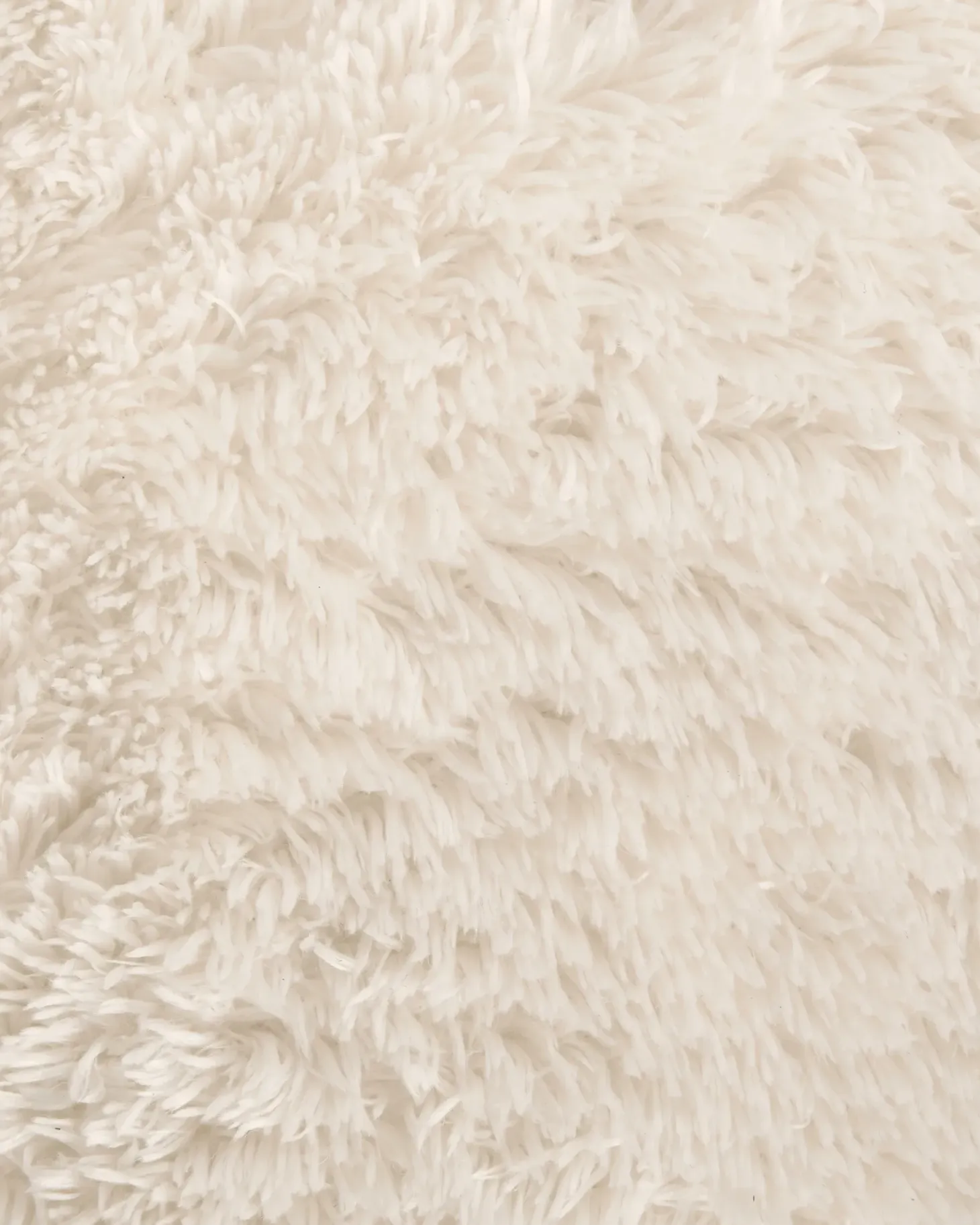 Lænestol HAMINA Kunstig pels Lys Beige