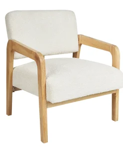 Lænestol HJO Boucle Cremehvid