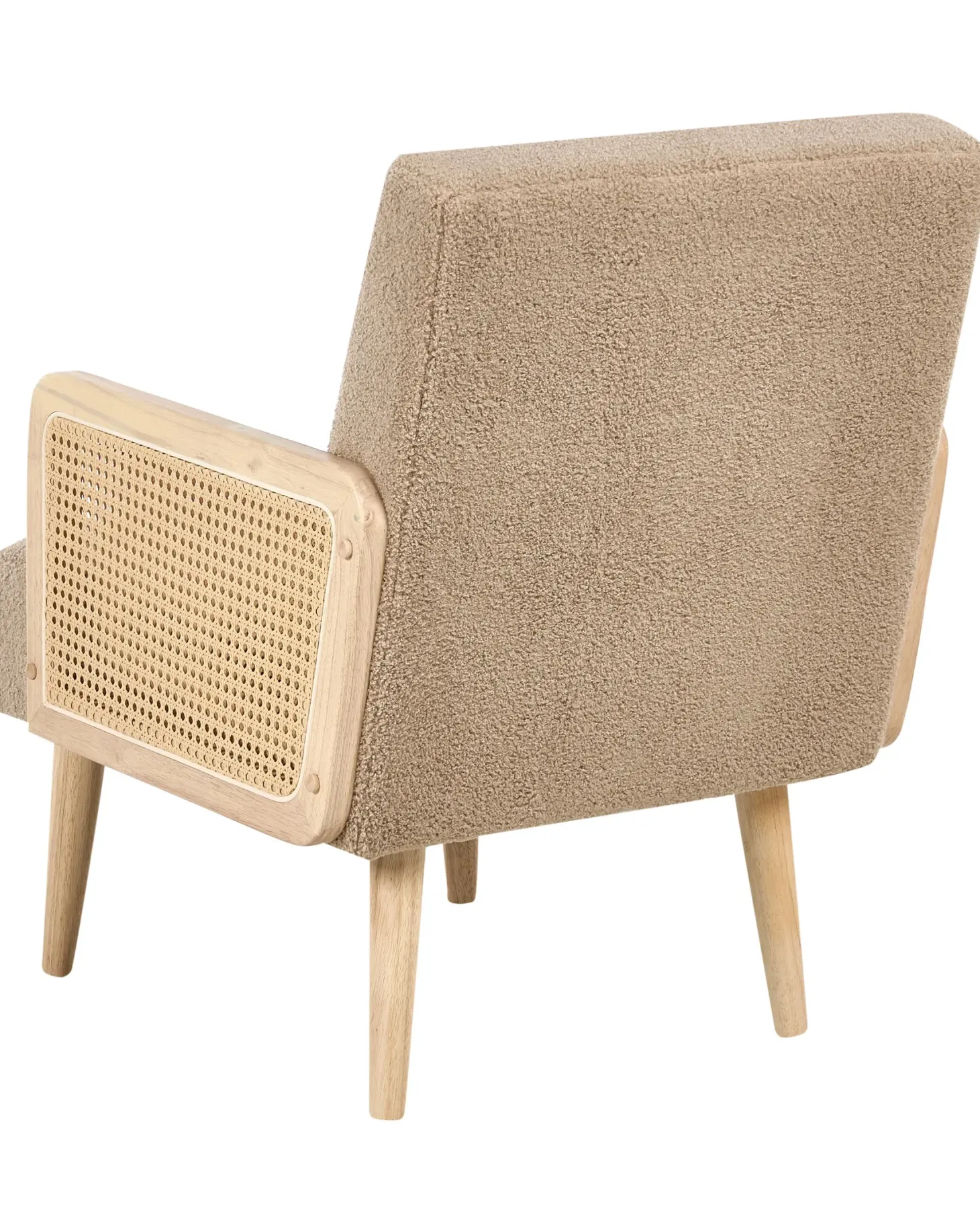 Lænestol HOJBY Boucle Sand Beige