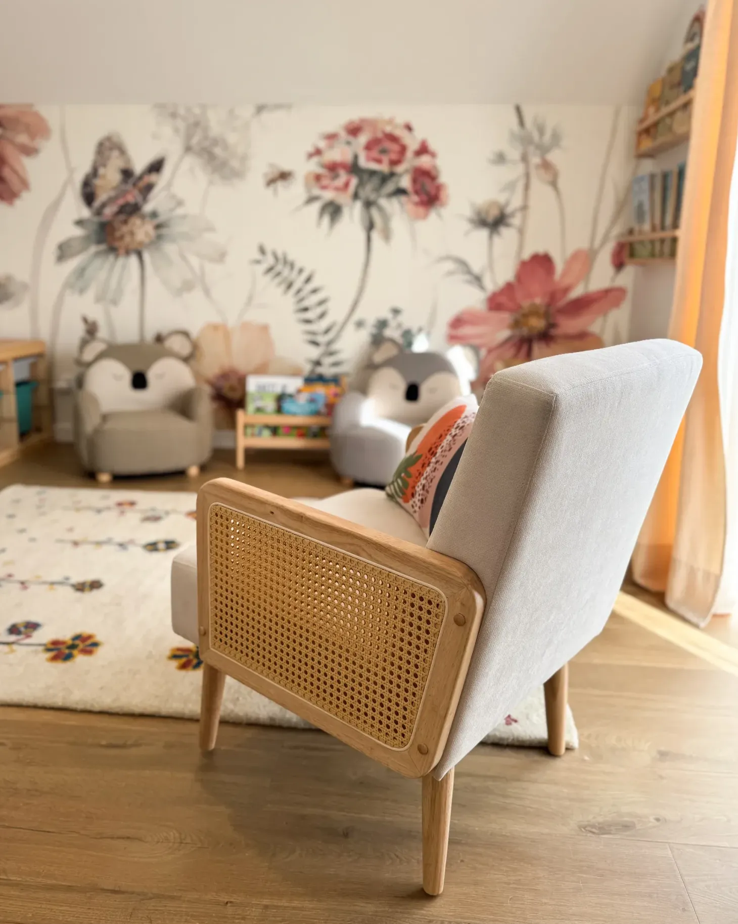 Lænestol HOJBY Lys Beige