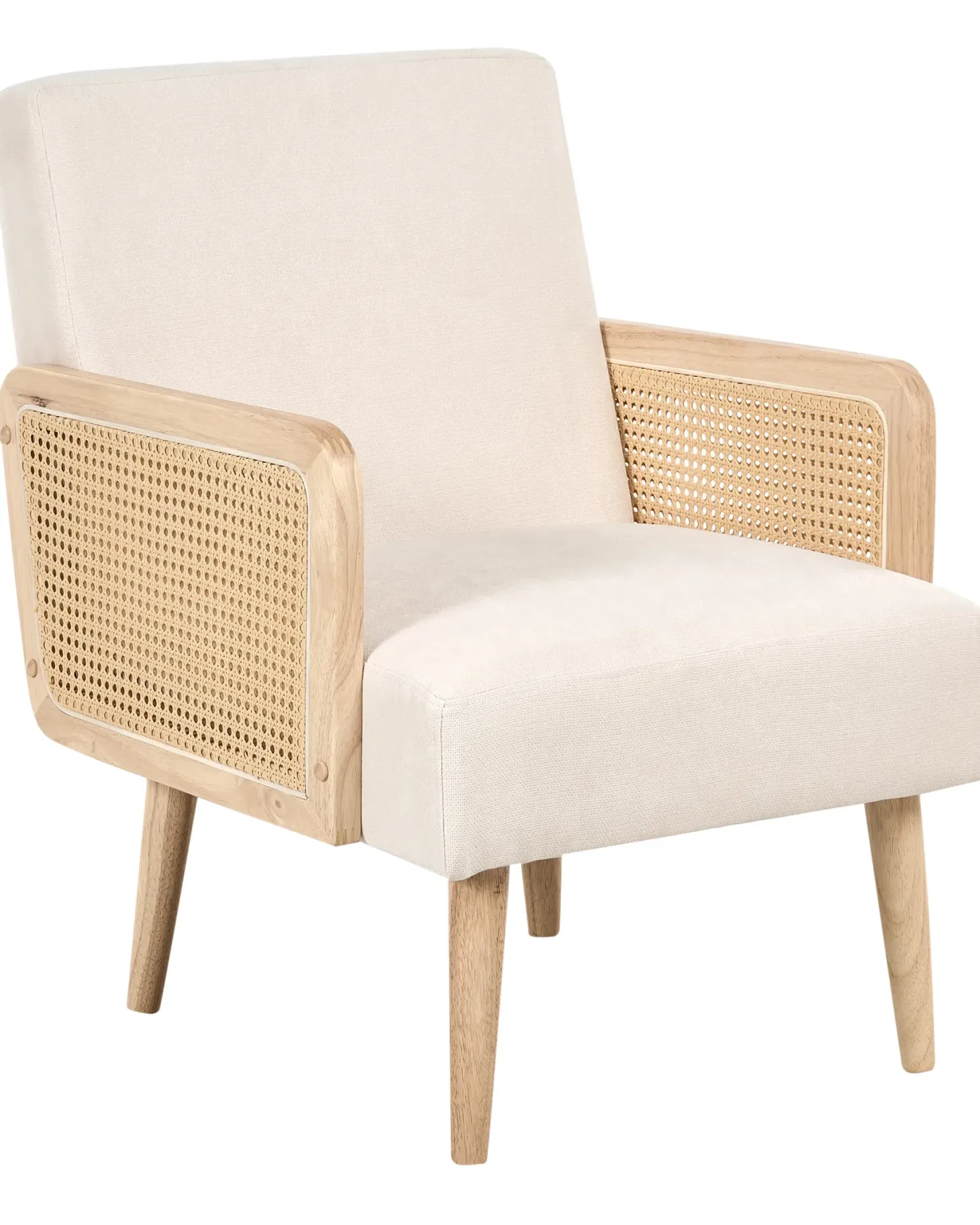 Lænestol HOJBY Lys Beige