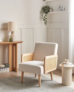 Lænestol HOJBY Lys Beige