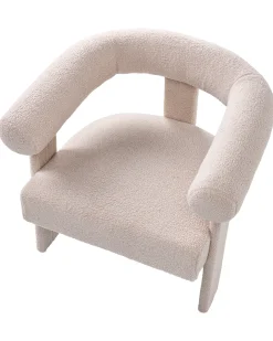 Lænestol ILBRO Boucle Lys Beige