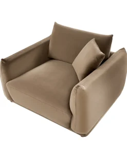 Lænestol JUBEK Velour Brun