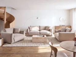 Lænestol JUBEK Velour Brungrå