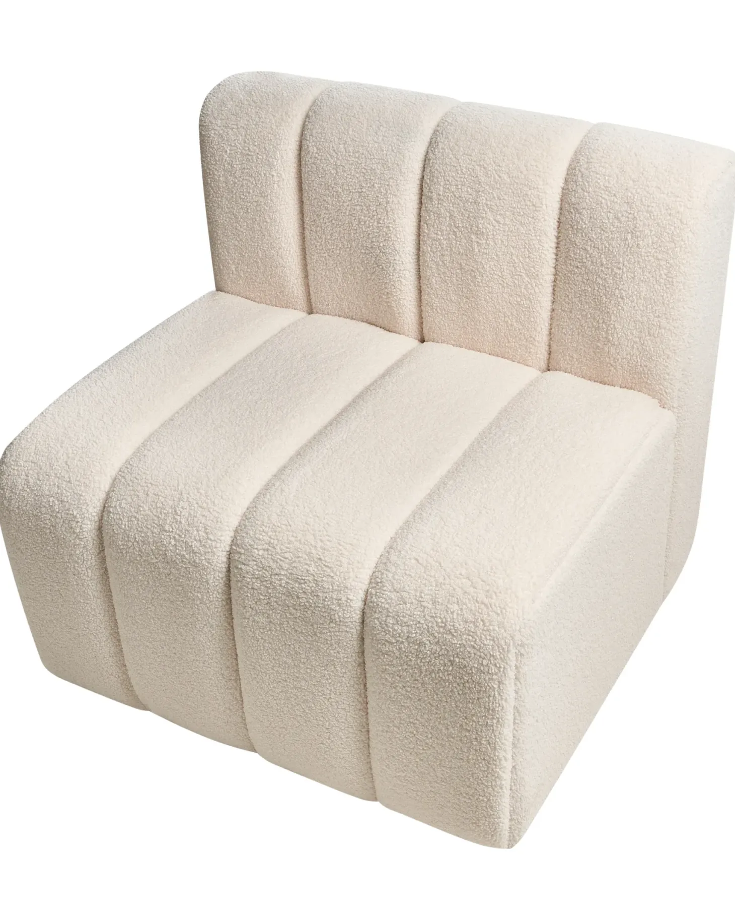 Lænestol KAGE Boucle Lys Beige