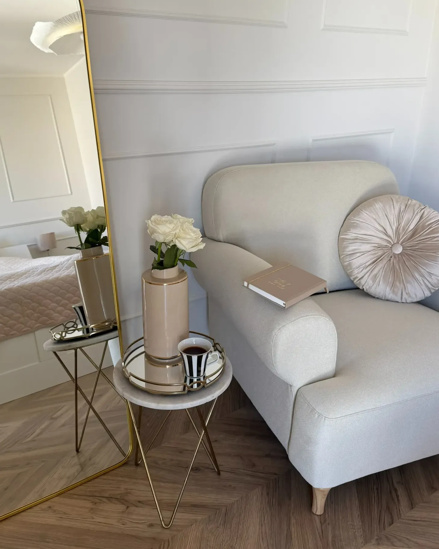 Lænestol KIBERG Lys Beige