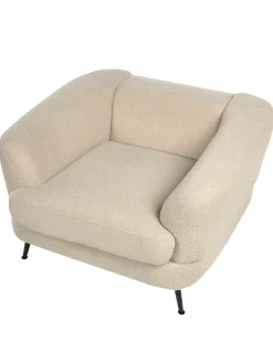 Lænestol KJAER Boucle Lys Beige