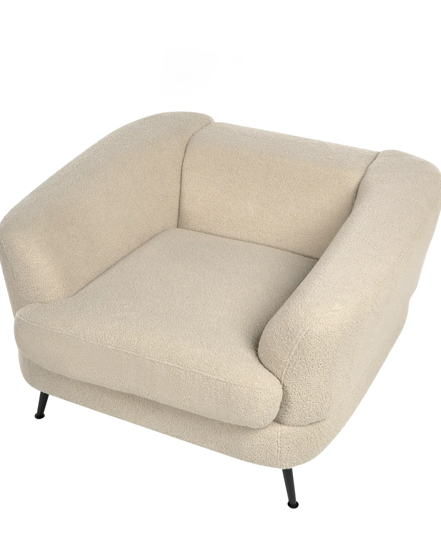Lænestol KJAER Boucle Lys Beige