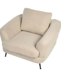 Lænestol KJAER Boucle Lys Beige