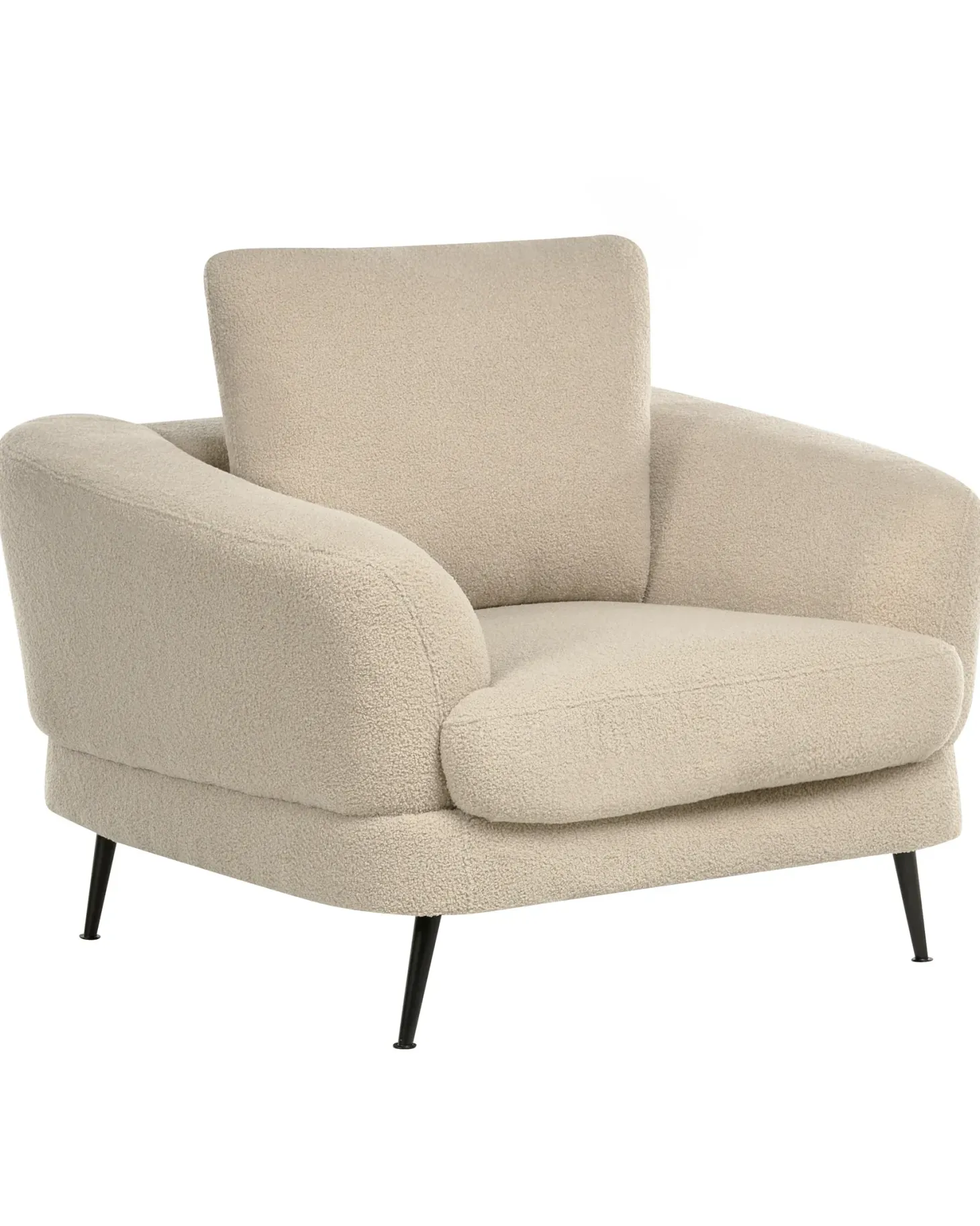 Lænestol KJAER Boucle Lys Beige