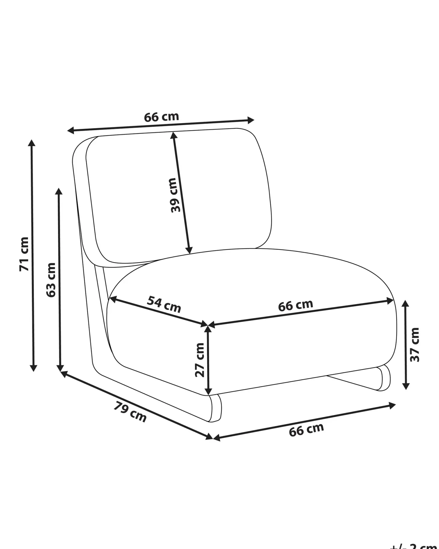 Lænestol KOKKOLA Cremehvid